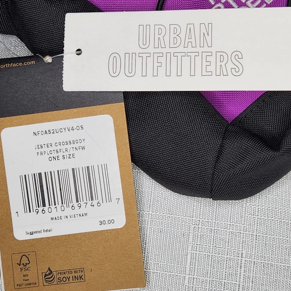 The North Face Crossbody Pack Cross Body Bag Purple Jester - Picture 7 of 12